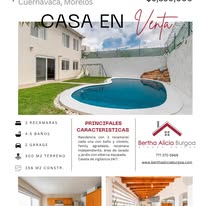 Casa en venta con alberca